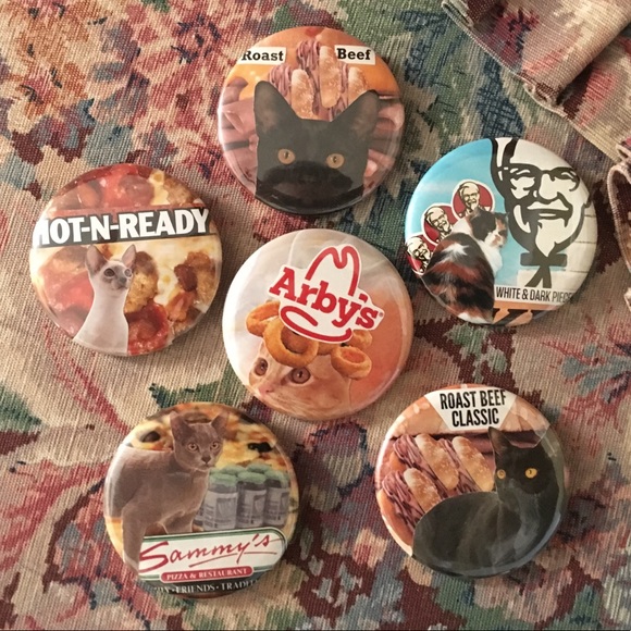 Handmade Feline-themed Buttons (3 Set) - Picture 3 of 8